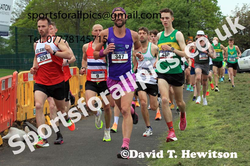 The 2023 Clive Cookson 10k Road Race (organised by NSP), Wed. May 17th. Photo: David T. Hewitson/Sports for All Pics
